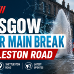 Glasgow Water Main Break Shettleston Road